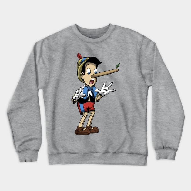 Pinocchio Crewneck Sweatshirt by Black Snow Comics